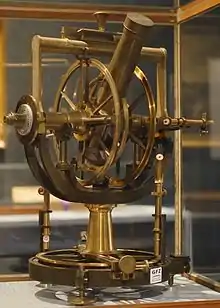 Historical universal theodolite, Pistor & Martins, Berlin (1851)