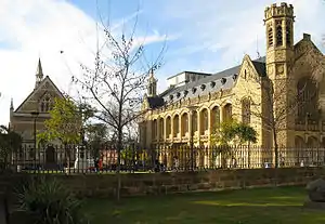 Bonython Hall & the Elder Conservatorium of Music (viewed from North Terrace).