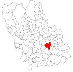 Location in Prahova County