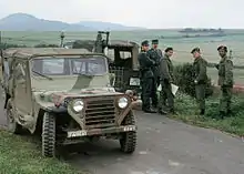 Working with German border police, 1979.