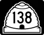 State Route 138 marker