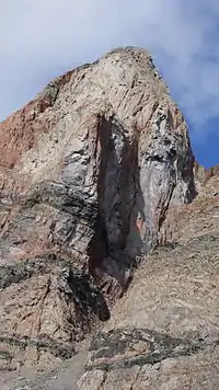 Uummannaq, western summit, southern pillar