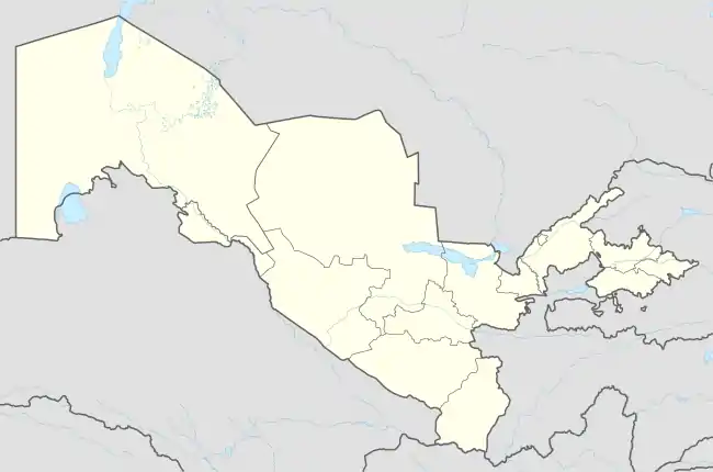 Uchqoʻrgʻon is located in Uzbekistan