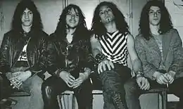 V8 in 1983. Left to right: Zamarbide, Civile, Iorio, Rowek