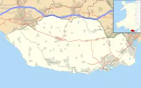 Location of The Vale of Glamorgan County Borough