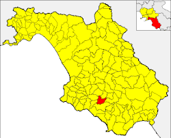 Vallo within the Province of Salerno