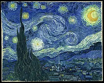 Vincent van Gogh, The Starry Night, 1889