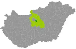 Vecsés District within Hungary and Pest County.