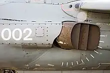 Nozzel of a Harrier, used to direct the engine's thrust