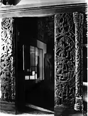 View of the portal from the Vegusdal stave church