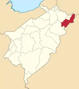 Location in Mérida