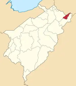 Location in Mérida