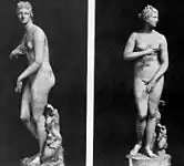 Venus de' Medici, 1st century BC; a variant of the Venus pudica type