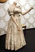 Dress made from silk