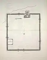 Plan of Khorsabad in Ninevah and Assyria, 1867