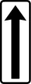 Principle of validity of a no stopping and parking sign placed perpendicular to the axis of the street