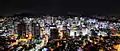 A view of Seoul from the N Seoul Tower.