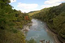 View from the Upper Falls