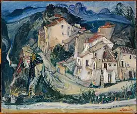 View of Cagnes (c. 1924 –25) oil on canvas, 23.7 × 28.8 in., Metropolitan Museum of Art, New York