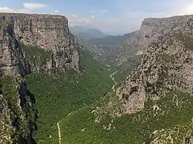 Vikos Gorge from Beloe.