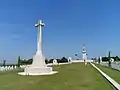 The Cross of Sacrifice and the tower in May 2014