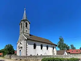 The church in Villers-Saint-Martin