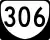 State Route 306 marker