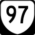 State Route 97 marker