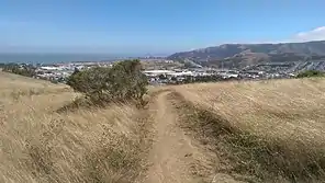 View from Philosopher's Way, toward southeast direction.