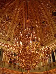 Chandelier in the Hall of the Order of St. Vladimir