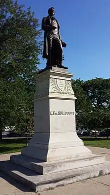 Statue in Humboldt Park, Chicago