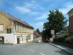 A street next to the church