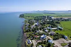 Aerial view of Kamouraska