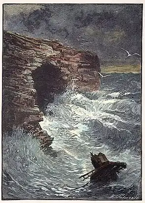 "The Gap", engraving from a watercolour, c. 1887