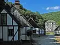 Timber-framed buildings, including the relocated Amtshaus of Neunkirchen