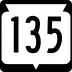 State Trunk Highway 135 marker