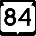 State Trunk Highway 84 marker