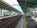 The platforms looking east in October 2016