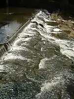 A weir at Warkworth