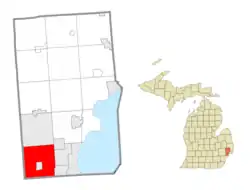 Location within Macomb County