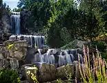 Waterfall in the Alpinum