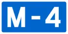 M-4 highway shield}}