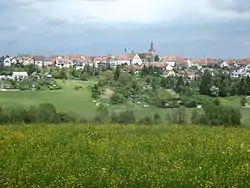 View towards Weil im Schönbuch