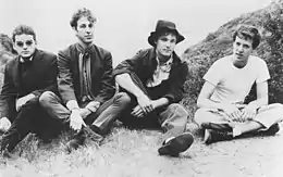 What is This? in 1984, L-R: Alain Johannes, Hillel Slovak, Chris Hutchinson, Jack Irons