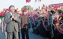 Gough Whitlam during his visit to China in 1973