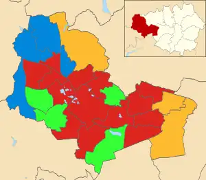 2006 results map