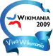 Logo of the Wikimania 2009 conference, held in Buenos Aires, Argentina