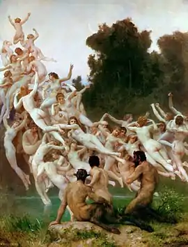 Les Oréades (1902), by William-Adolphe Bouguereau, Private Collection.