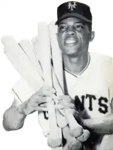 Willie Mays, New York Giants centerfielder in 1954