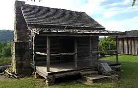 John Wolf Cabin built in 1828